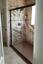 rectangle shower enclosure with waterfall decorative heavy glass swinging door